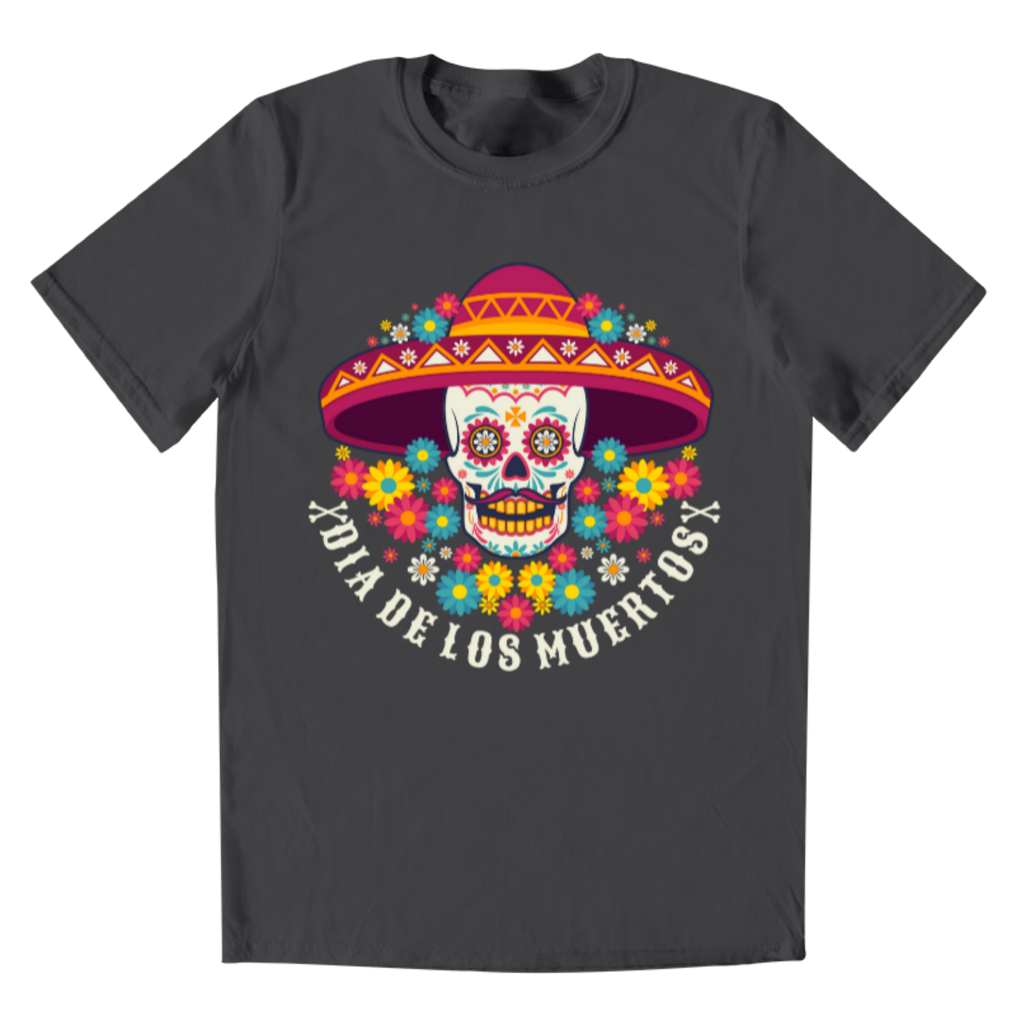 Playera Día de los Muertos Oscura - Hombre