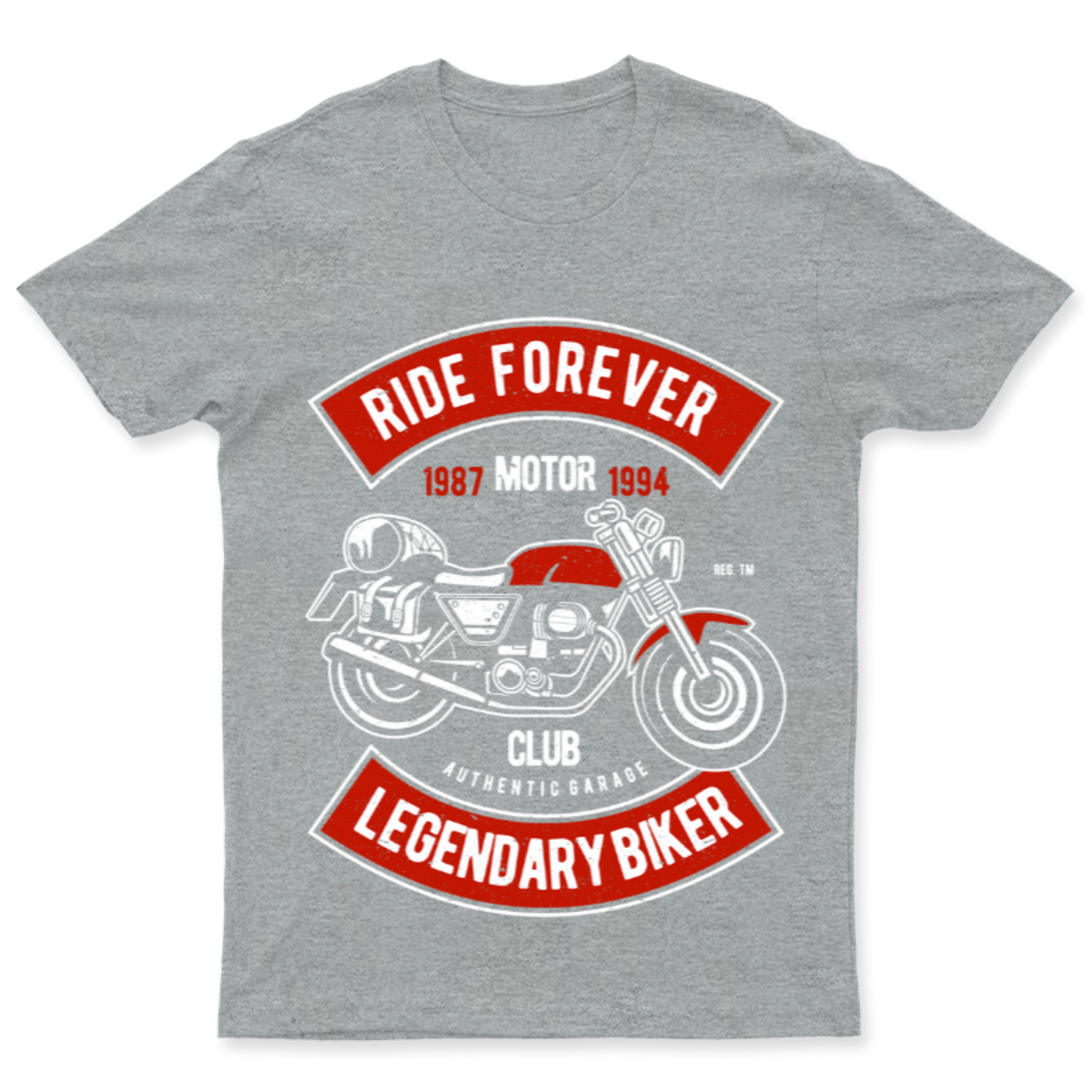Playera Vintage Ride Forever - Hombre