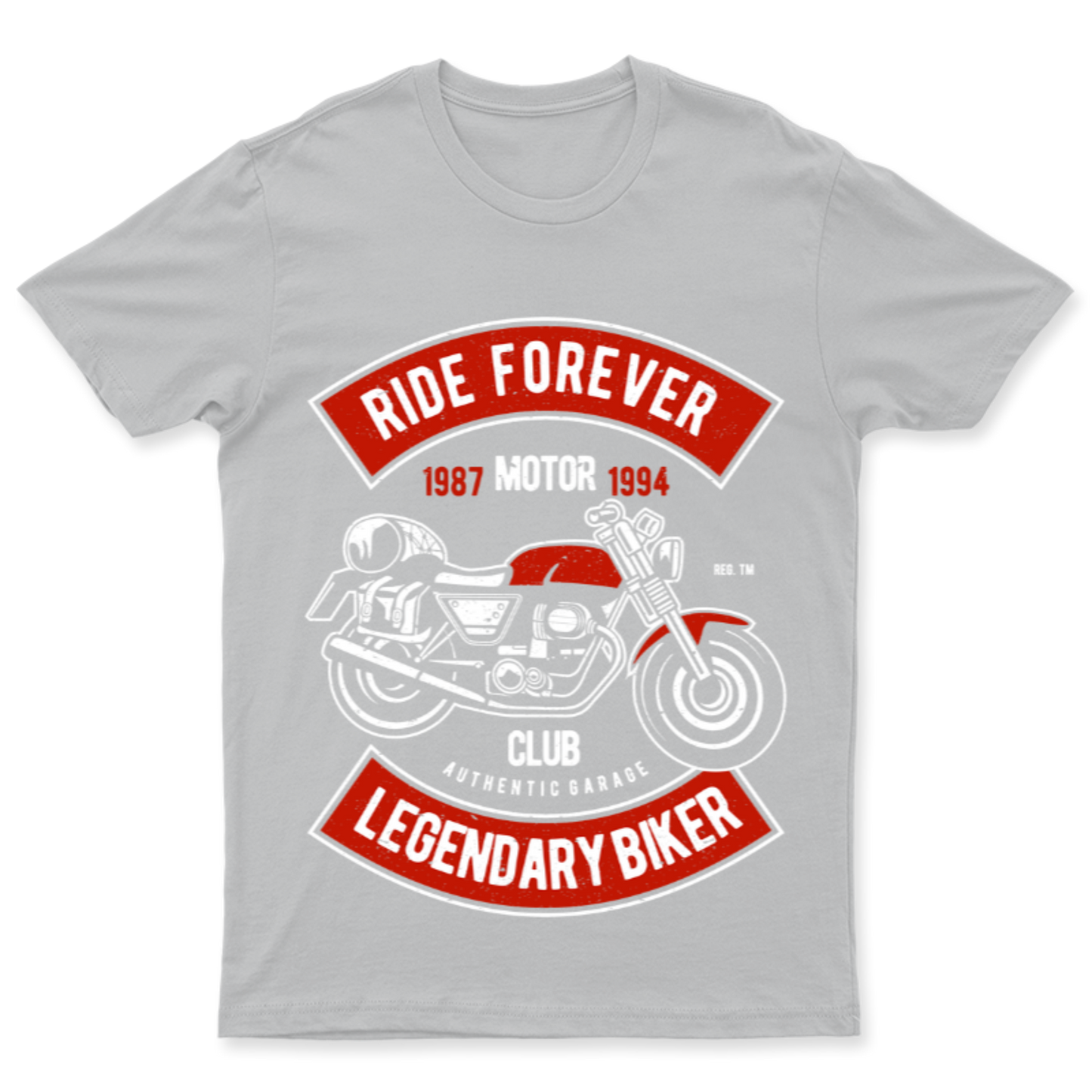 Playera Vintage Ride Forever - Hombre