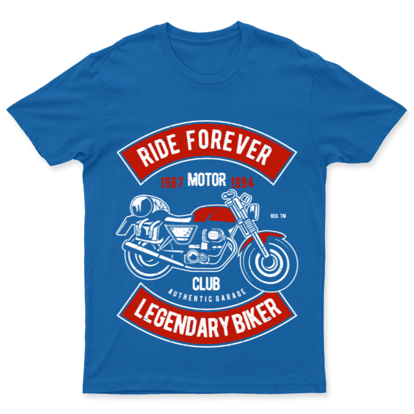 Playera Vintage Ride Forever - Hombre