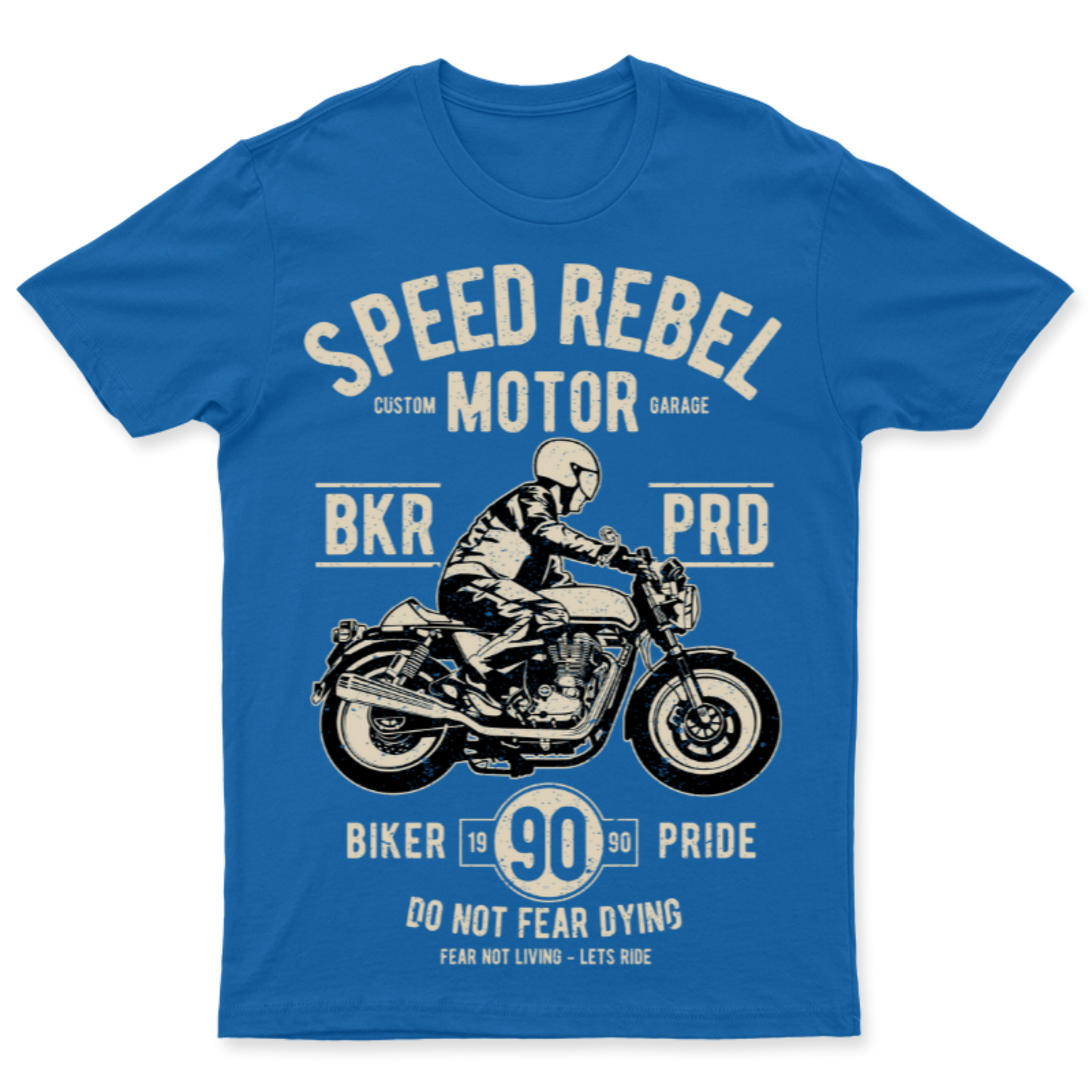 Playera Vintage Speed Rebel - Hombre