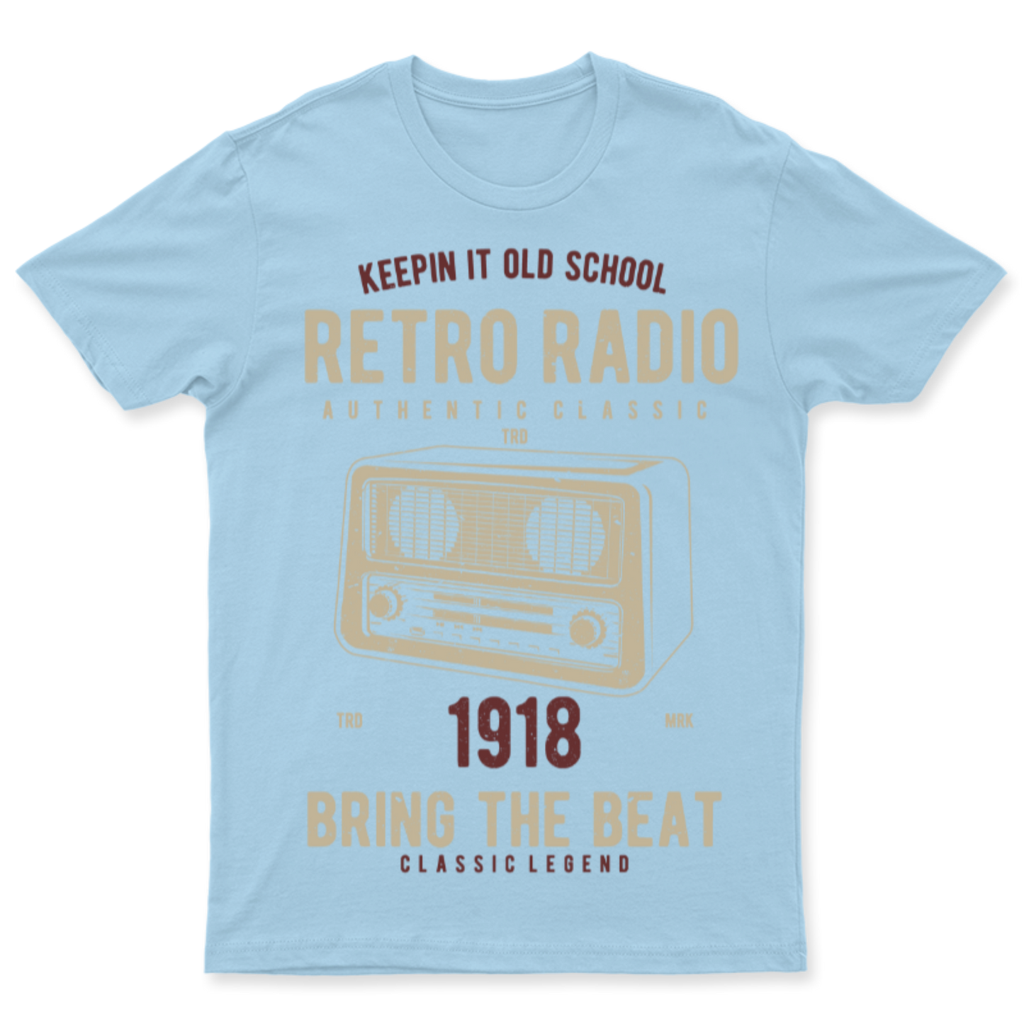 Playera Vintage Retro Radio - Hombre