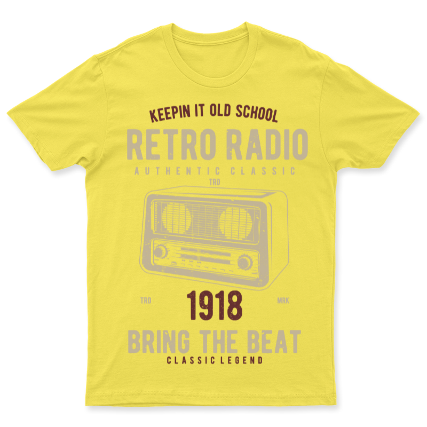 Playera Vintage Retro Radio - Hombre