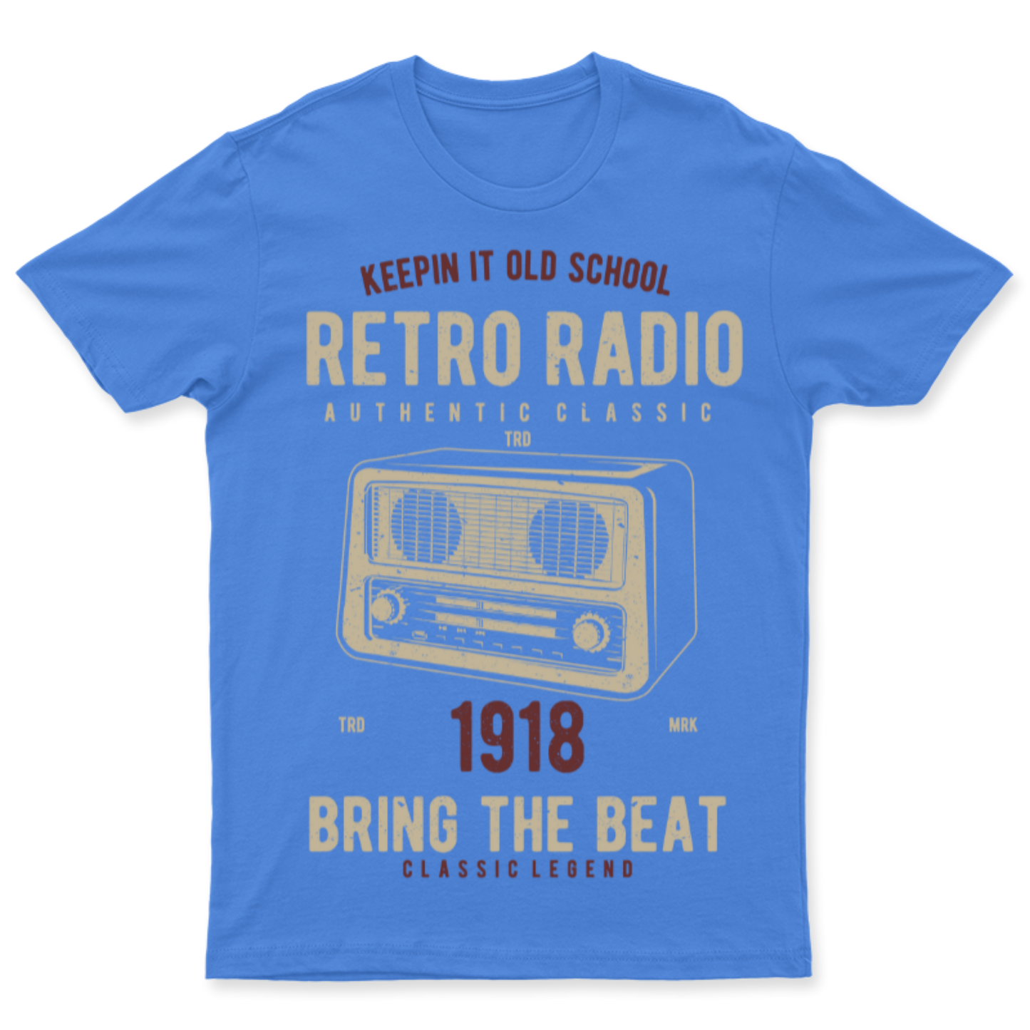 Playera Vintage Retro Radio - Hombre
