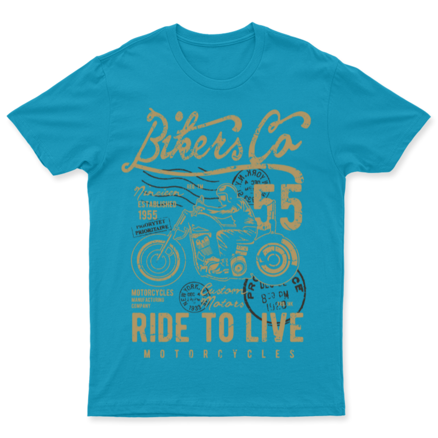 Playera Vintage Bikers - Hombre