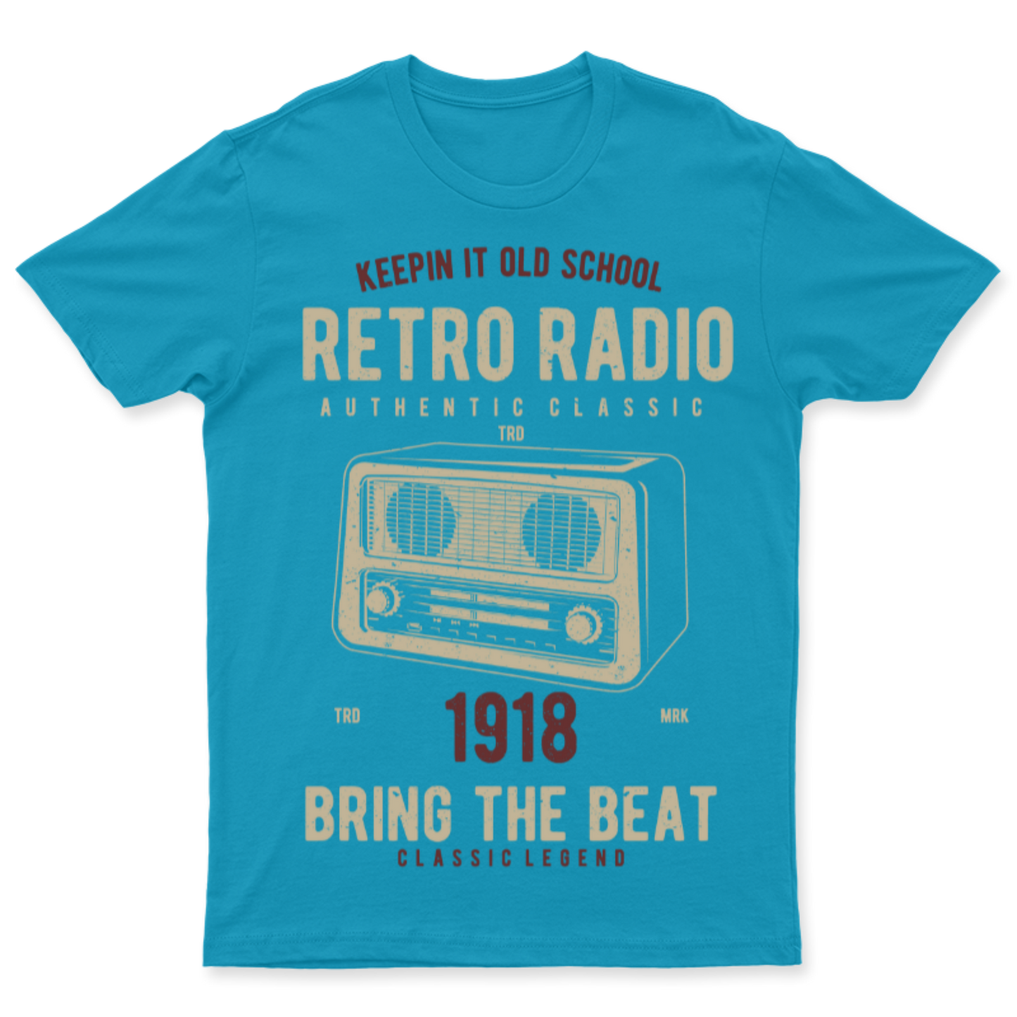 Playera Vintage Retro Radio - Hombre