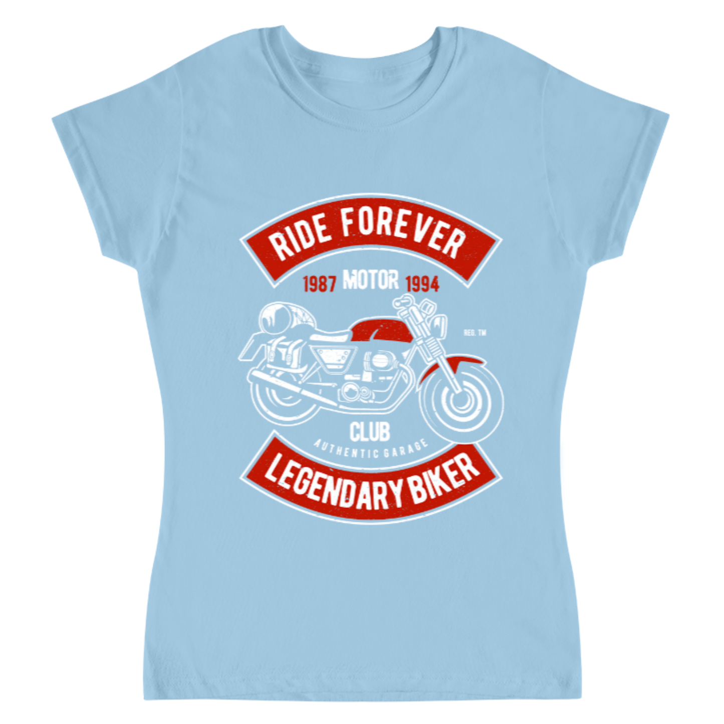 Playera Vintage Ride Forever - Mujer