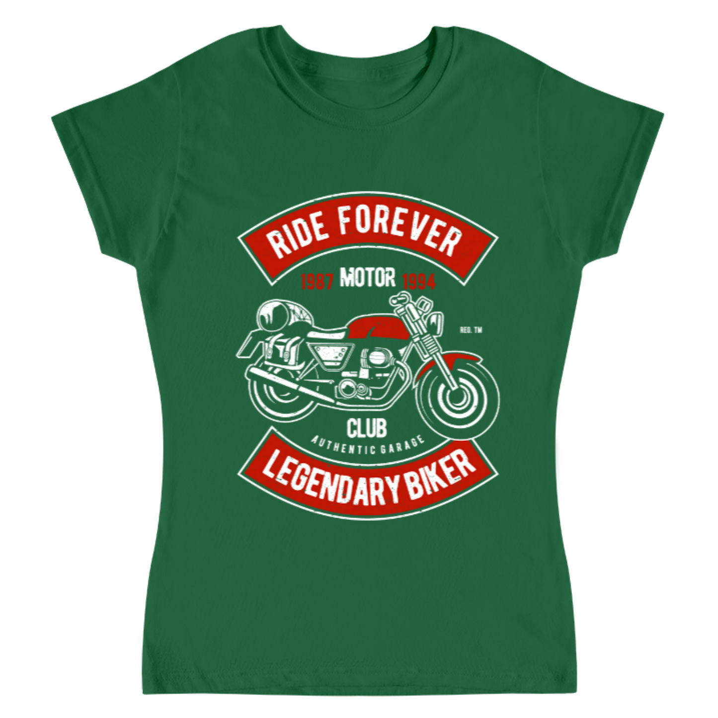 Playera Vintage Ride Forever - Mujer