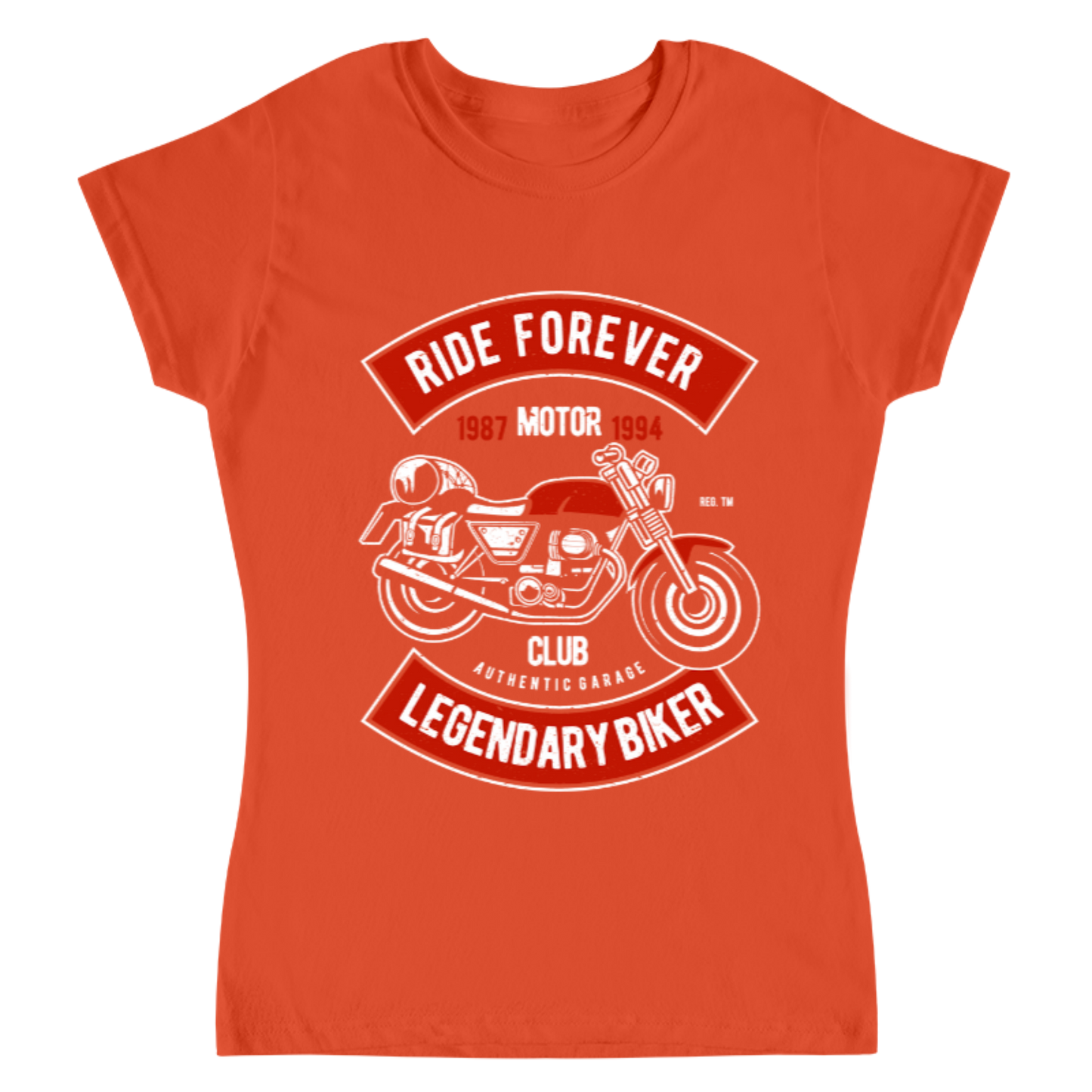 Playera Vintage Ride Forever - Mujer