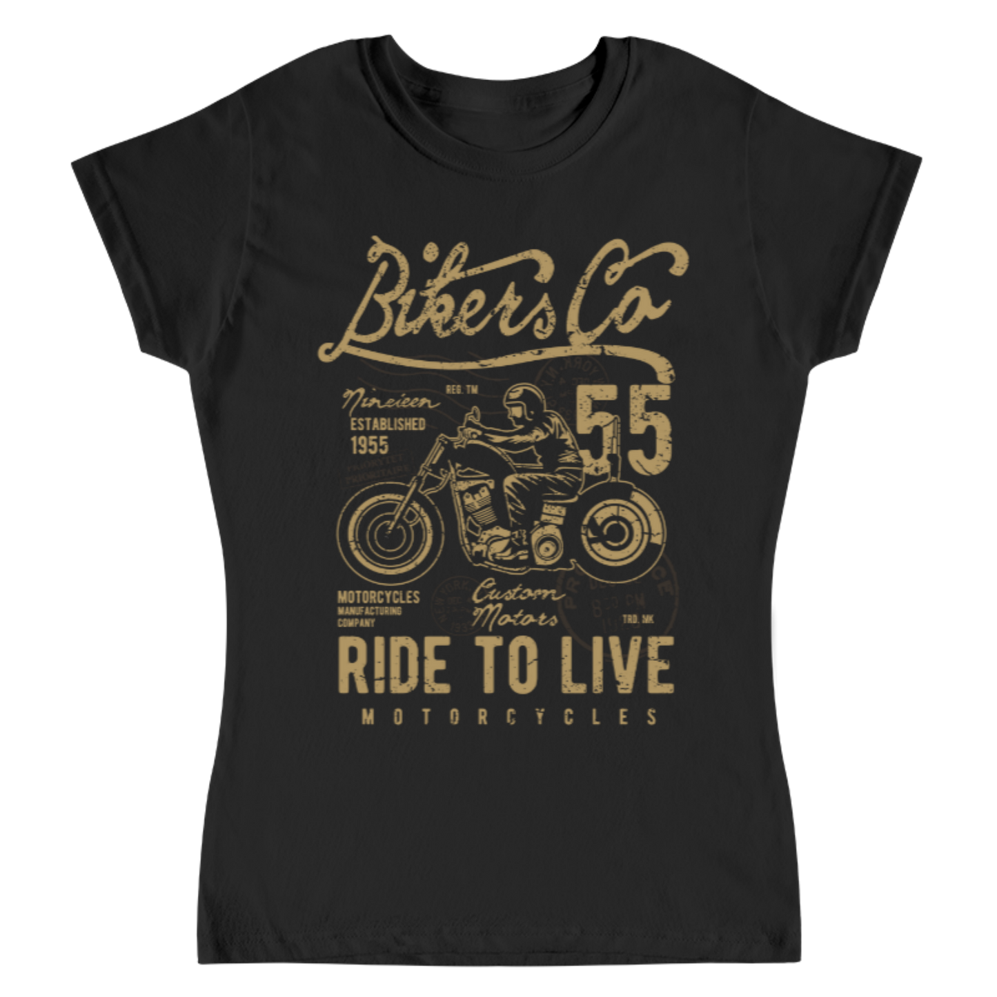 Playera Vintage Bikers - Mujer