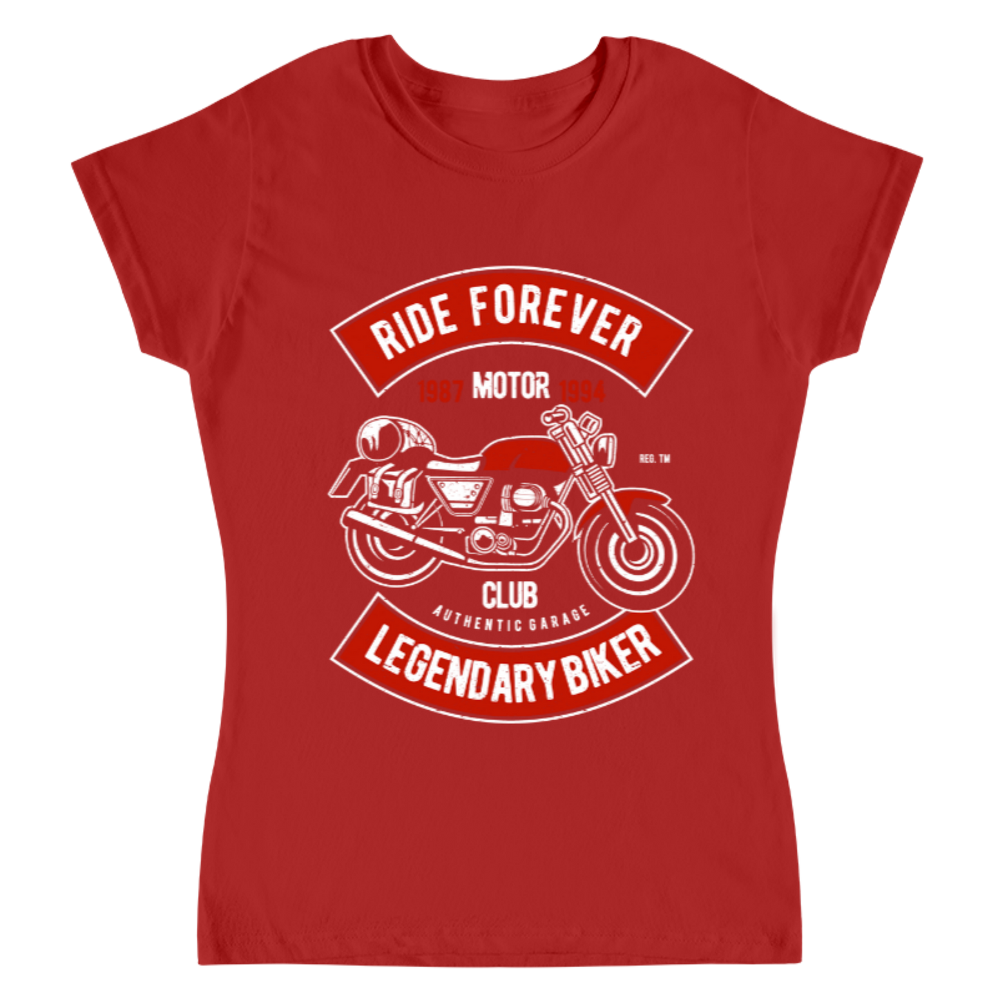 Playera Vintage Ride Forever - Mujer