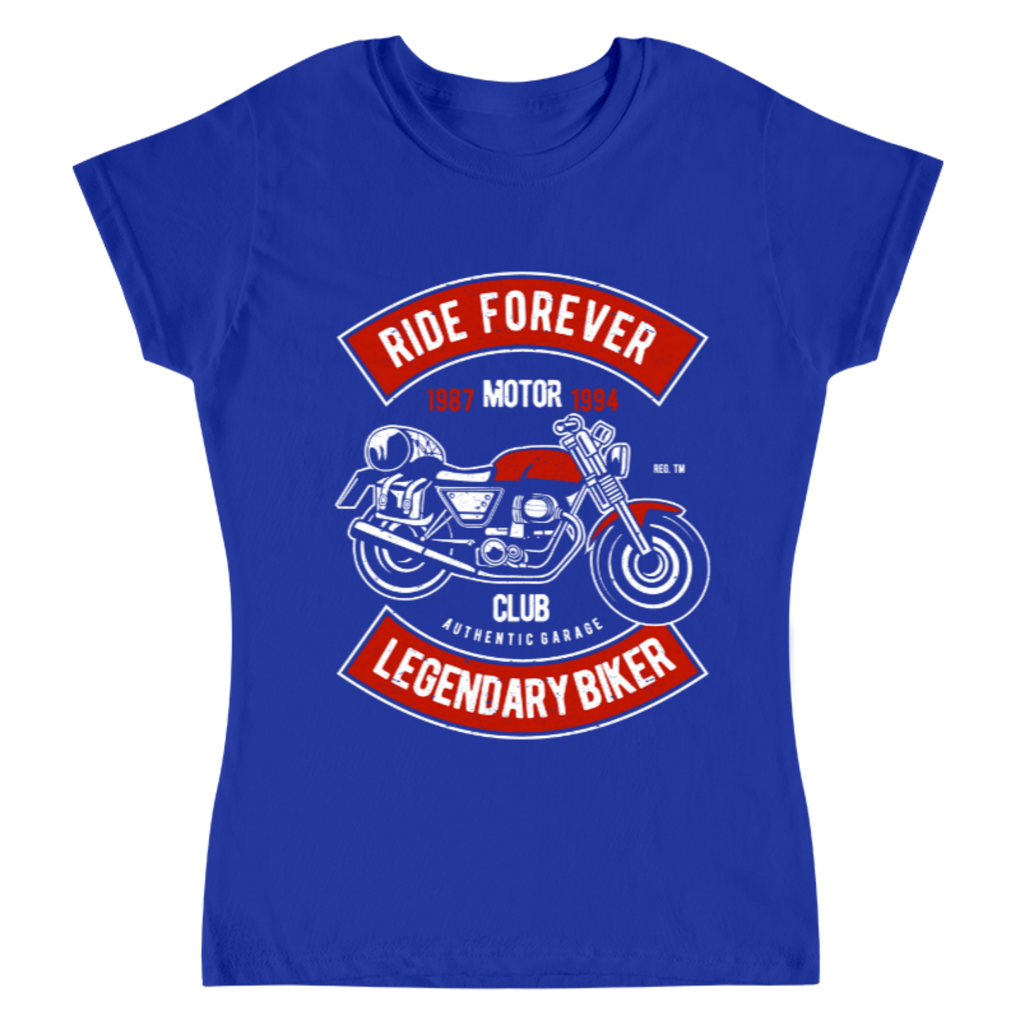 Playera Vintage Ride Forever - Mujer