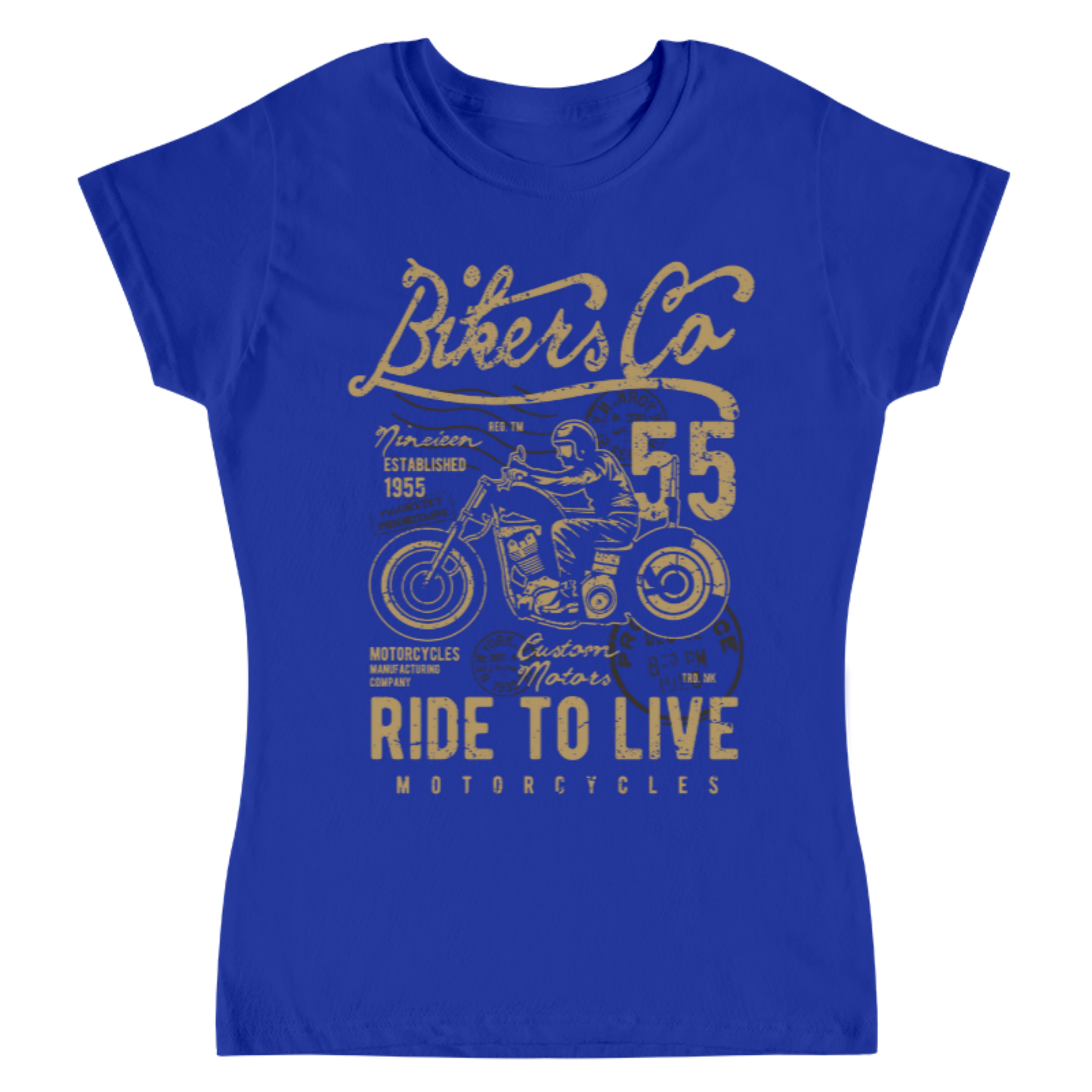 Playera Vintage Bikers - Mujer