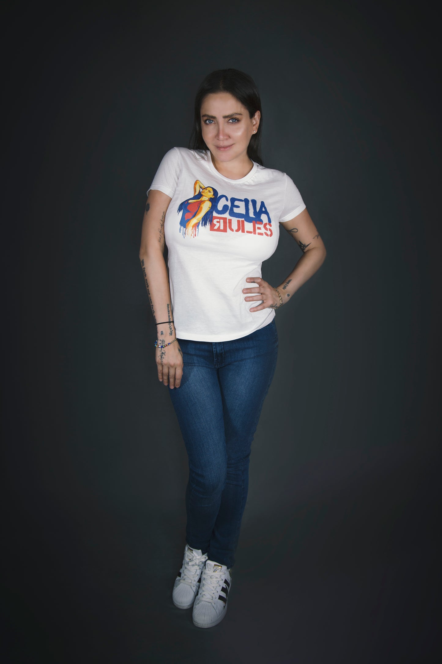 Playera Celia Rules Sunset - Mujer