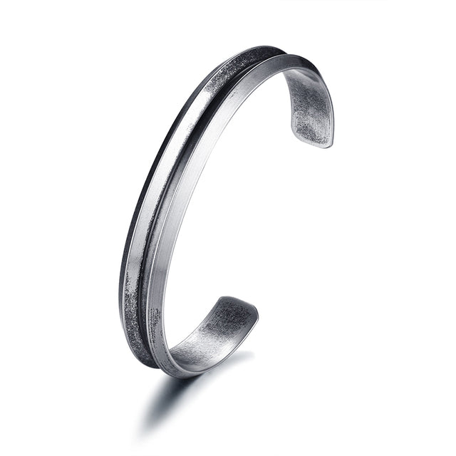 Brazalete de Acero Inoxidable para Hombres.