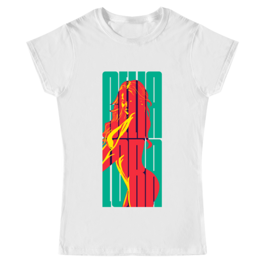 Playera Celia Shade Aqua - Mujer