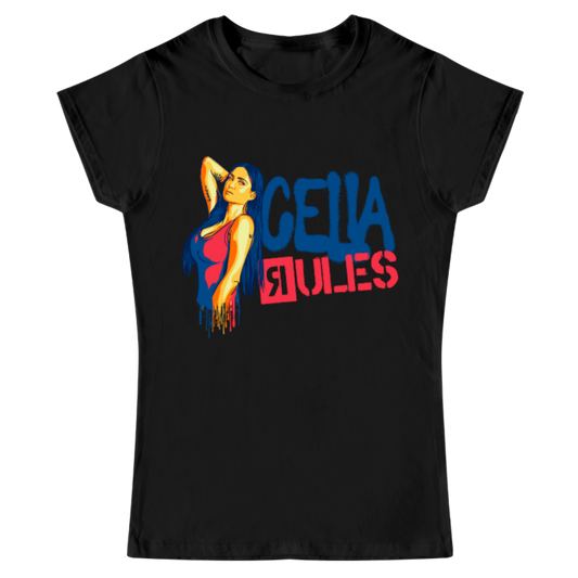 Playera Celia Rules Sunset - Mujer