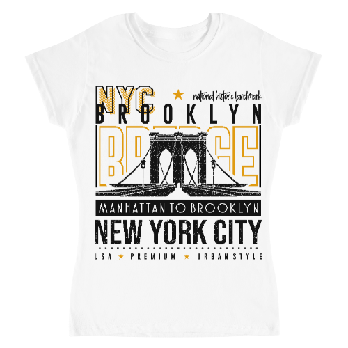 Playera Brooklyn Bridge - Mujer