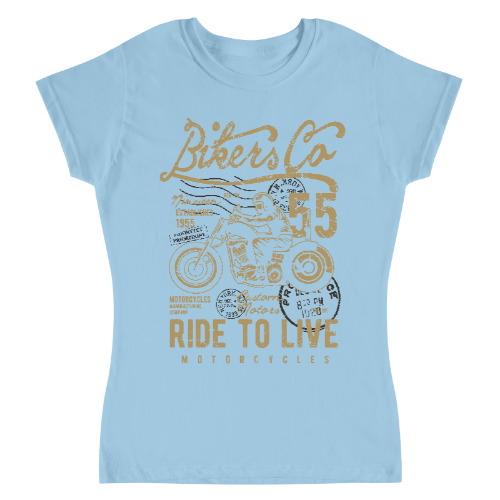 Playera Vintage Bikers - Mujer