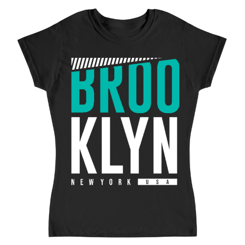 Playera USA BROOKLYN - Mujer
