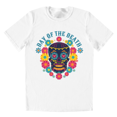 Playera Day of the Death Blanca -  Hombre